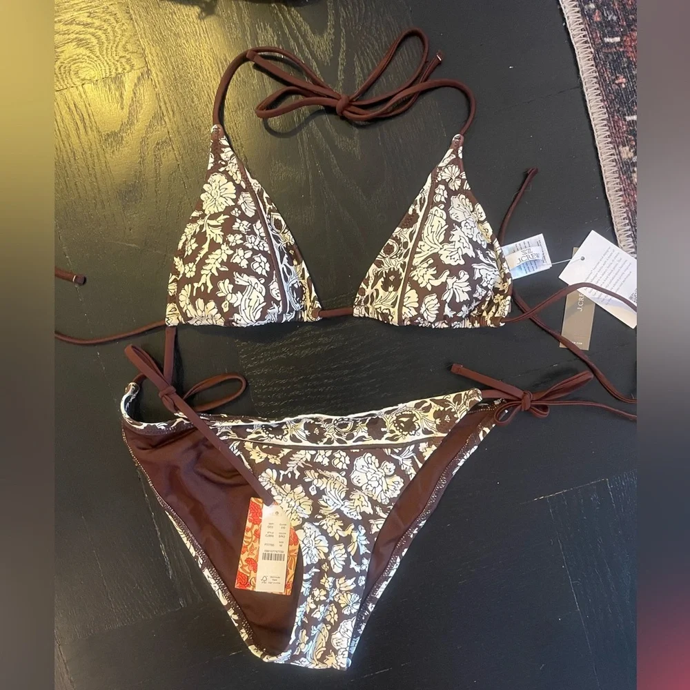 J Crew x SZ block prints bikini NWT - Picture 1 of 3